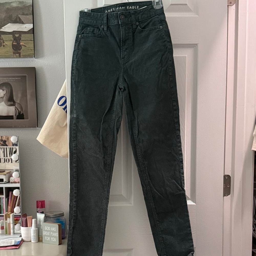 American Eagle Outfitters Dark Gray Women Jeans